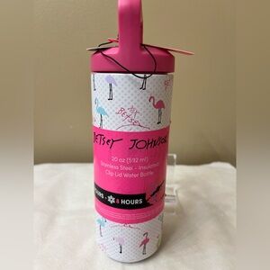 Betsey Johnson Flamingo 20 OZ Insulated Water Bottle NWT